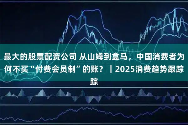 最大的股票配资公司 从山姆到盒马，中国消费者为何不买“付费会员制”的账？｜2025消费趋势跟踪
